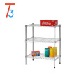 wire mesh basket shelving 3 tiers Wire Shelving diy Wire Shelving